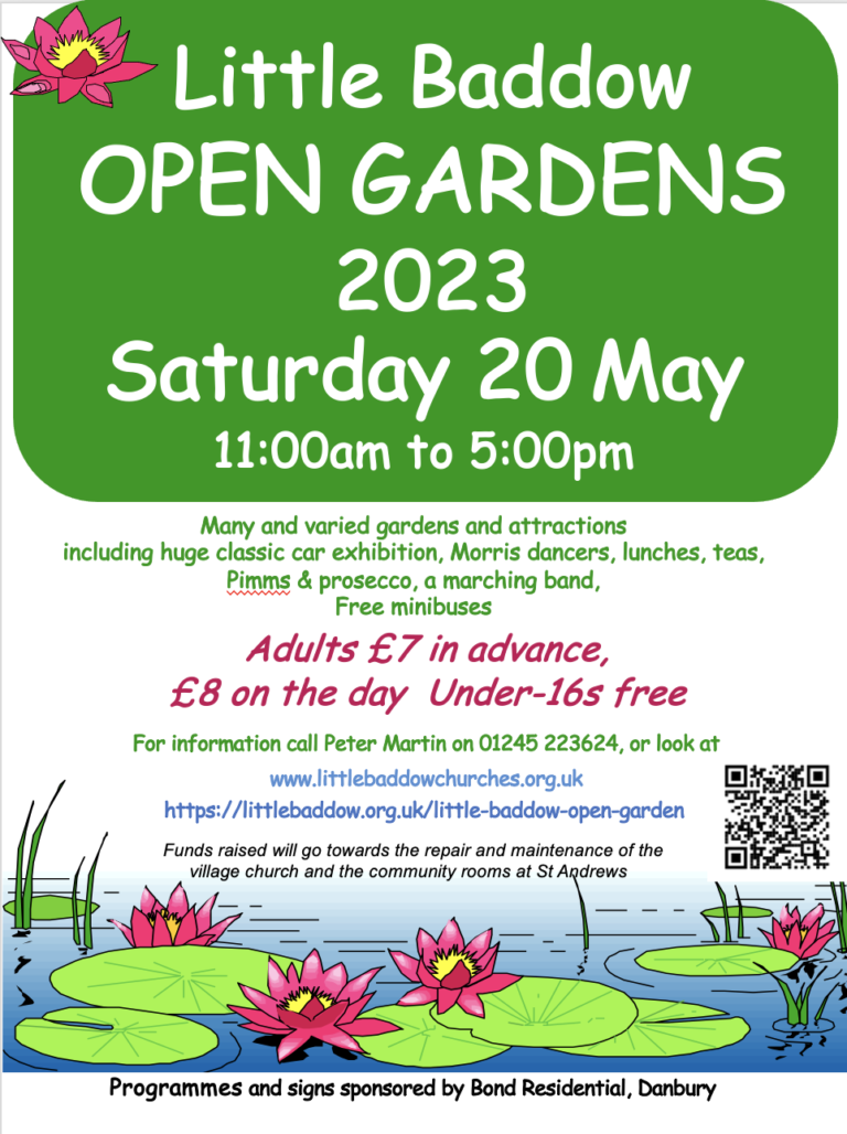 Little Baddow Open Gardens